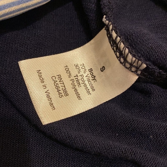 J. Crew navy blouse. Size S - Picture 6 of 9